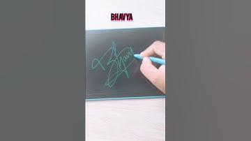 Bhavya Name Signature 😍 Comment your name for signature 😊
