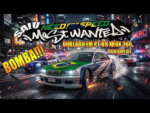 NEED FOR SPEED MOST WANTED PORTUGUESE DUB XBOX 360 RGH/EXPLOIT