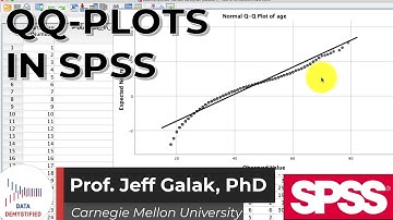 QQ Plots with SPSS Tutorial (SPSS Tutorial Video #8)