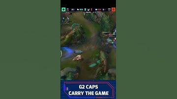 G2 CAPS CARRY THE GAME #leagueoflegends #lec #g2 #g2caps #caps #lolcaps #lolesports #shorts