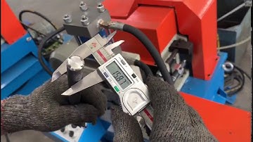 hydraulic single end pipe chamfering machine for rod edge arc angle chamfering