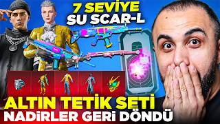 X-SUİTLER DEĞİŞTİ 😱 SU TABANCASI SCAR VE ALTIN TETİK SETİ GERİ DÖNDÜ! EFSANE POMPALI - PUBG Mobile