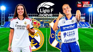 🔴EN VIVO: REAL MADRID 🆚 COSTA ADEJE TENERIFE | JORNADA 8 LIGA F MOEVE