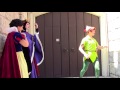 Peter Pan makes fun of the Queens! // Disneyland