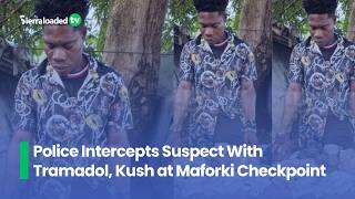 Police Intercept Suspect With Tramadol, Kush at Maforki Checkpoint