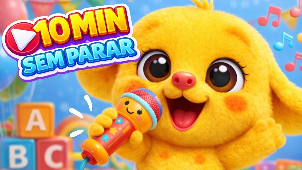 10 Minutos de Músicas Infantis Animadas | Melhores da Baby Mu