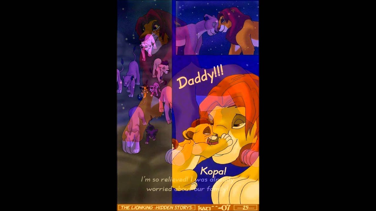 the lion king comics(HIDDEN STORIES) 2 YouTube