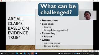 Argumentation and Reasoning [Part 2]