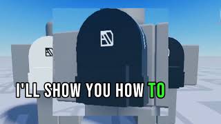 How to make Your OWN Backpack || No Blender || Roblox Studio Tutorial