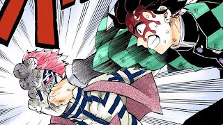 AKAZA VS TANJIRO Y GIYUU V.FINAL - KNY MMV