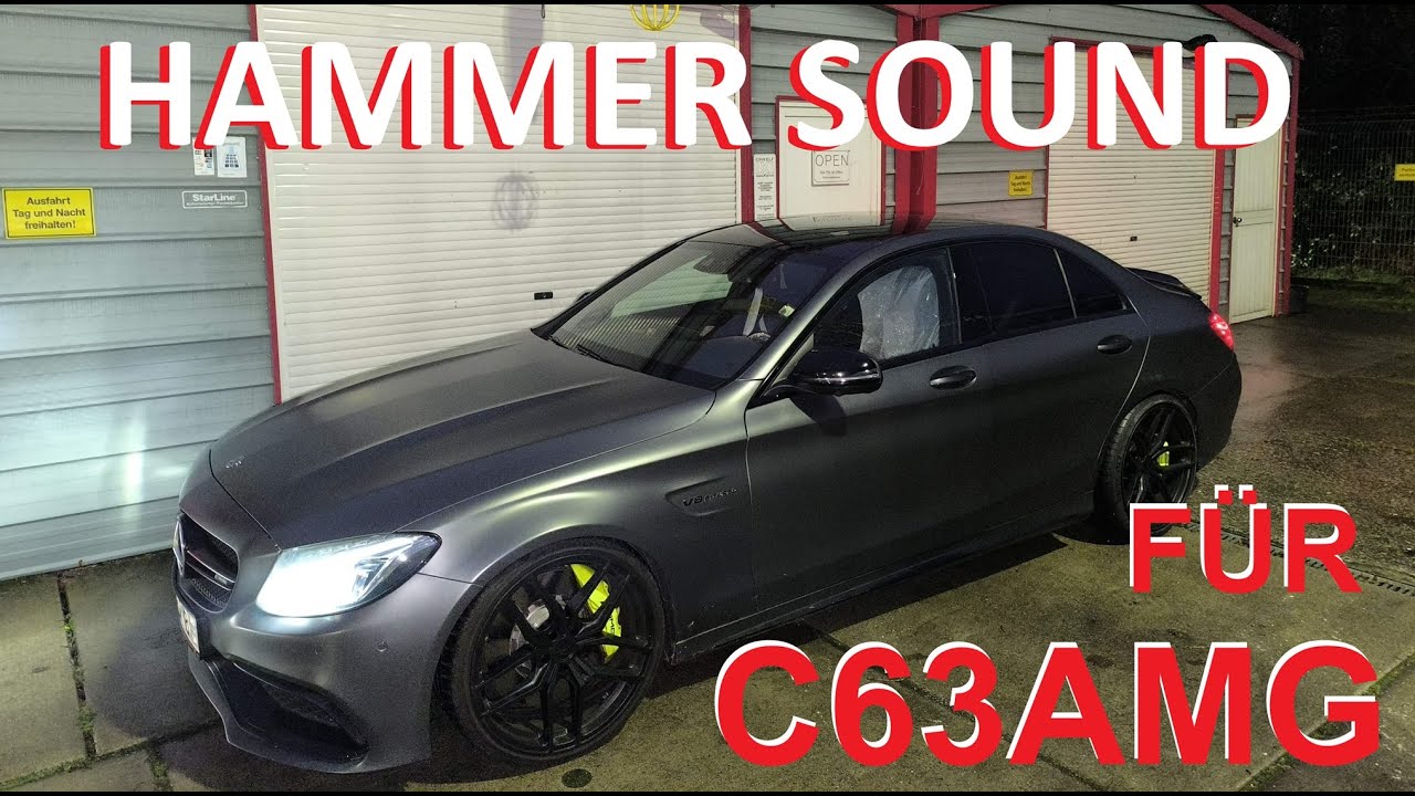 HAMMER Soundsystem für den Mercedes C63AMG