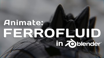 Create a Ferrofluid Animation in Blender! Full Beginners Class!