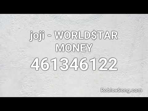 Joji World Tar Money Roblox Id Music Code Youtube - worldstar money roblox id code