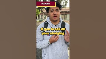 What Study Tips Do College Students Have For Finals? | De Anza College