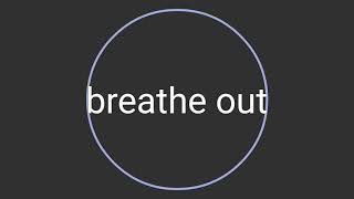 Heart Coherence: 5 minute breath exercice (4/6: breathe in during 4s, breathe out during 6s) screenshot 2