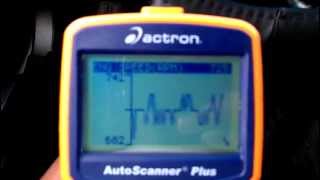 Actron Scanner Cp9580A Engine Speed Rpm Check Using Obd Ii Scanner ---- 04 Maxima