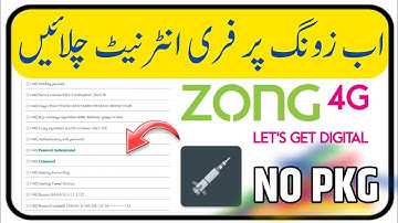 Zong New Host 2022 | Zong Open Tunnel File | Zong Free internet vpn | Open Tunnel New File Today