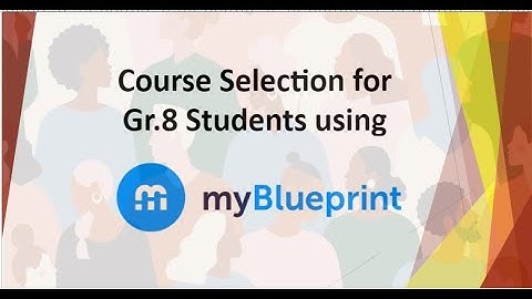 Gr  8 MBP Course Selection Video