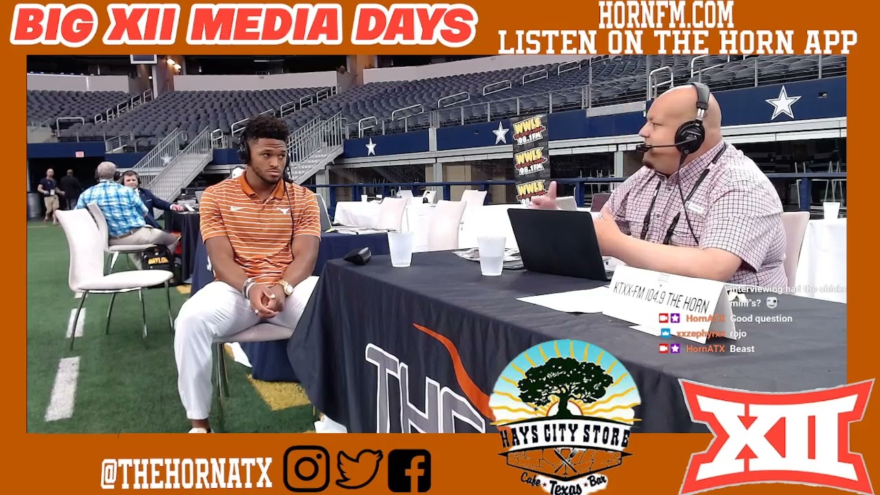 Roschon Johnson Interview at Big 12 Media Days