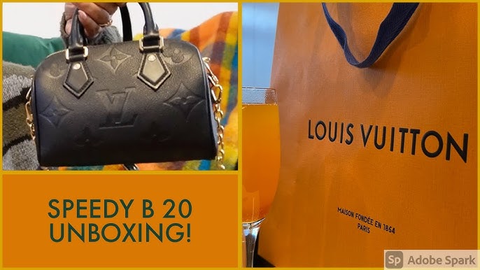 LV Speedy 20 Empreinte bag! Unboxing & 1st Impression✨ 