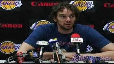 2008 Lakers Exit Interviews - Pau Gasol Part 2