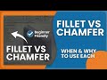 Fillet vs Chamfer in SolidWorks | How &amp; Why to Use Each (Beginner)
