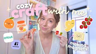 Craft with me ✂️ Turning my illustrations into mini magnets with shrink sheets