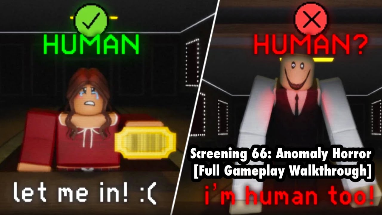 Screening 66: Anomaly Horror | Full Gameplay Walkthrough - Roblox