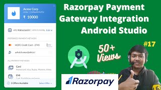 Razorpay Payment Gateway Integration in Android Studio || #Razorpay #payment #androidapp #android