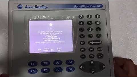 ALLEN-BRADLEY 2711P-K4M20D PANELVIEW PLUS400 HMI