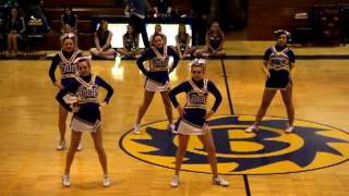BHS JV cheerleaders Half Time Dance (2/21/2012)