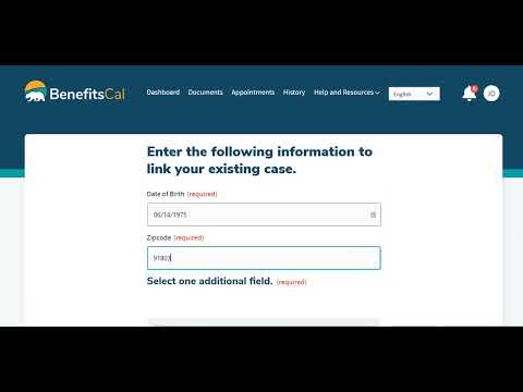 BenefitsCal: How to Link an account to your case.