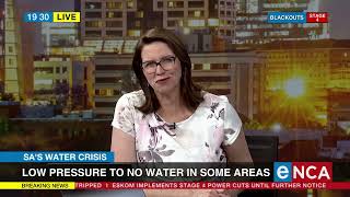 Discussion | Water supply problems in Gauteng