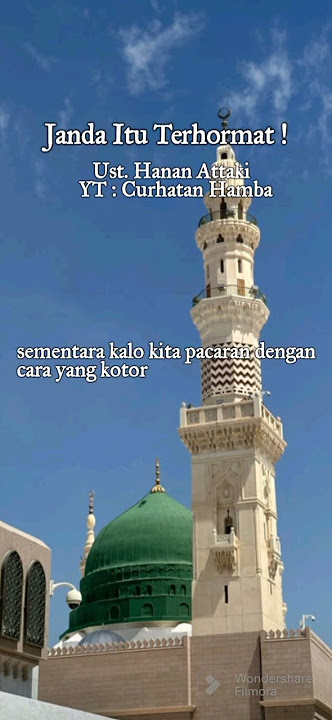 JANDA ITU TERHORMAT! | UST. HANAN ATTAKI #shorts #shortvideo