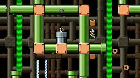 SMBX 1.4.5 Custom Level: Corrosive Pipeline (World 2-4) [OLD]