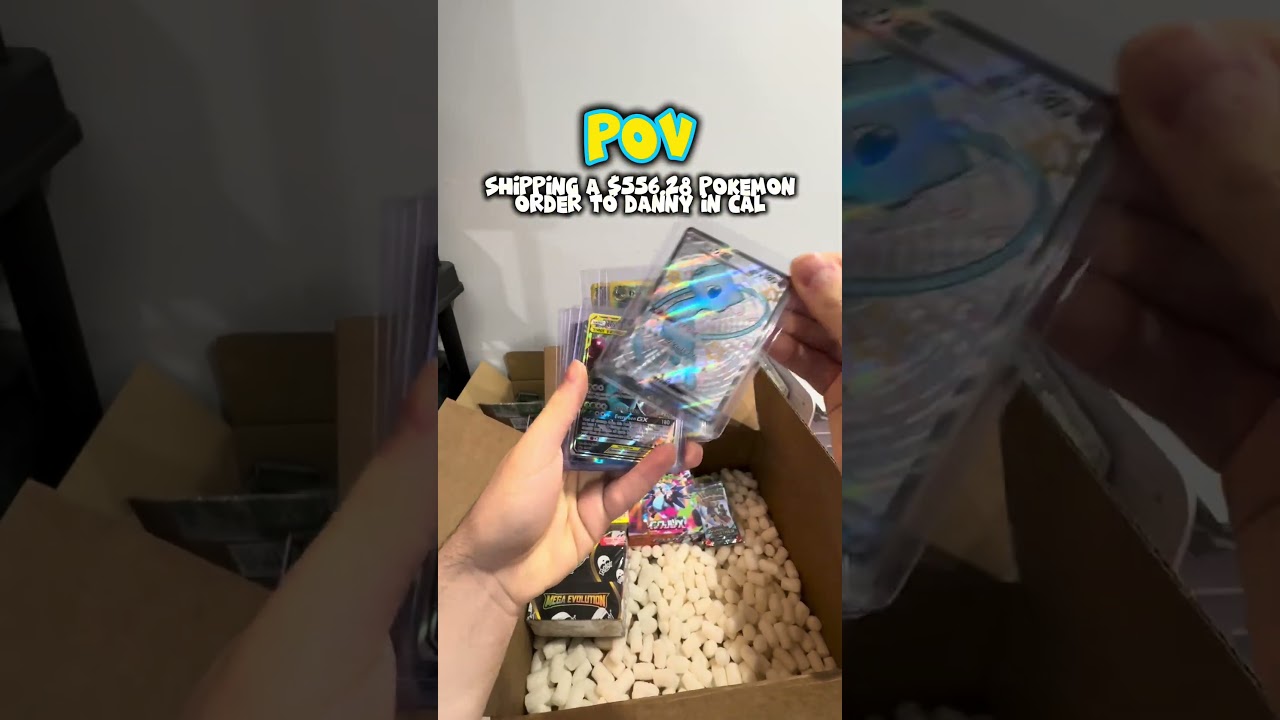 POV: Shipping a $556.28 Pokemon Order to Danny in CA 🏄‍♂️