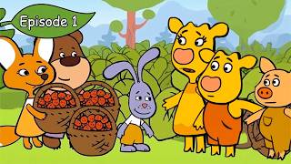 Orange Moo-Cow 🐮 The Giant Strawberry Pie! 🍓 Toon Mania - Little Zoo Club