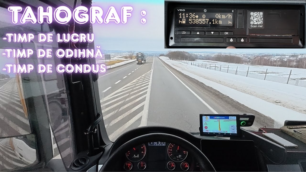 Tahograful explicat pe înțelesul tuturor | Program de condus și timp de odihnă #vlog #work #travel