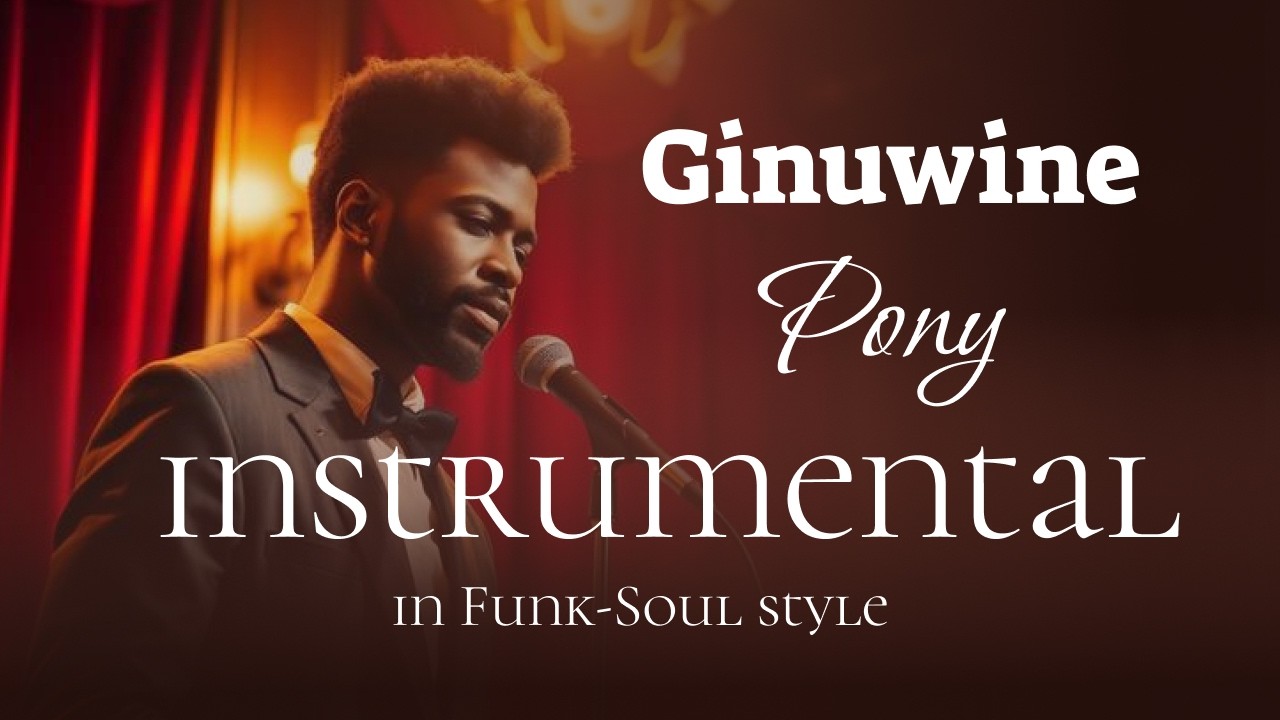 Ginuwine - Pony in FUNK - SOUL style | Karaoke, Instrumental with lyrics