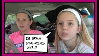 RUNNING FROM HURRICANE IRMA || EVACUATING FLORIDA VLOG || Taylor and Vanessa