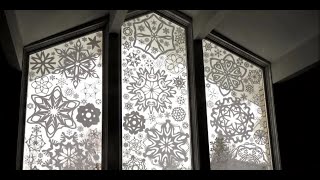 See How One Holladay Family Turns Paper Snowflakes into a Magical Window Display
