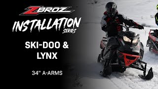 BRP Mountain Sled 34" A-Arm Install, Ski-Doo & LYNX