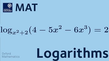 Logarithms and powers | MAT livestream 2022