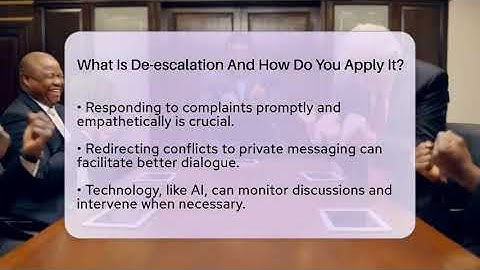 What Is De-escalation And How Do You Apply It? - Everyday-Networking