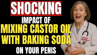 Men Over 60: Mix Castor Oil With Baking Soda For A Nighttime Circulation Boost