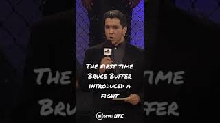 How Bruce Buffer's UFC intros have changed!