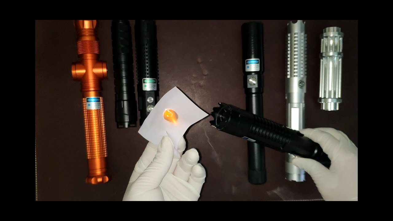 The Best High Power Blue Laser Pointer 970 Burn Note Paper