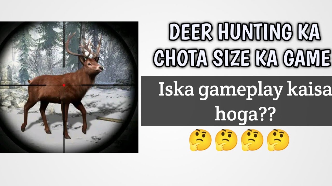 Wild Deer Hunting Games: Gameplay || Deer hunting game in small size || Gameplay review part (3)