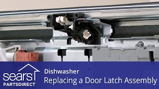 Replacing the Door Latch Assembly on a Dishwasher