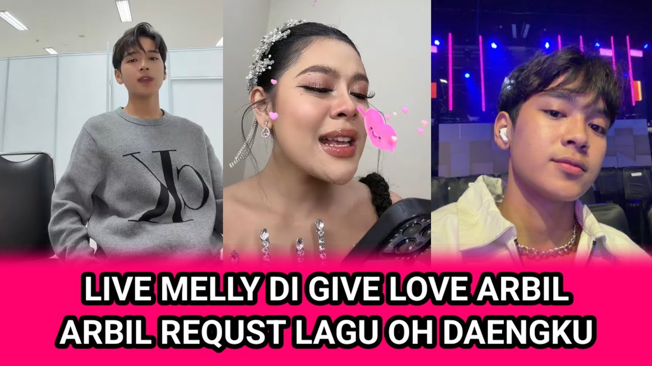 Melly nyanyikan lagu romantis untuk arbil, arbil give love untuk melly 
